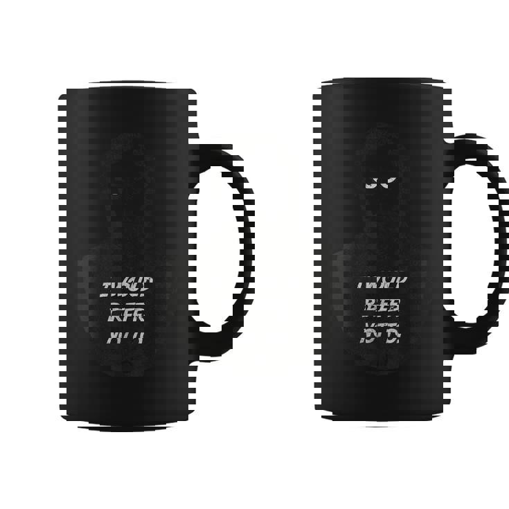 シャツは着たくない-ヴィンテージ・フィロソフィー・バートルビー コーヒーマグ