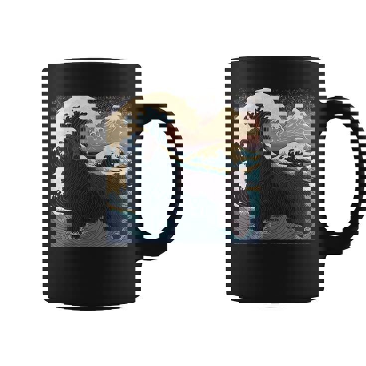 シュールレアリズム 日本画 ニューファンドランド 犬 コーヒーマグ