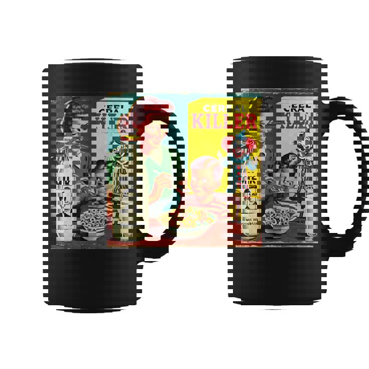 シリアルシリアルキラー音声しゃれミッドセンチュリー広告ユーモア コーヒーマグ