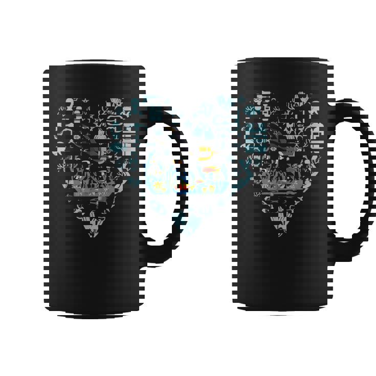 スキューバダイビング スキューバダイバーズ マスク 海 シュノーケリング タンク 酸素 コーヒーマグ