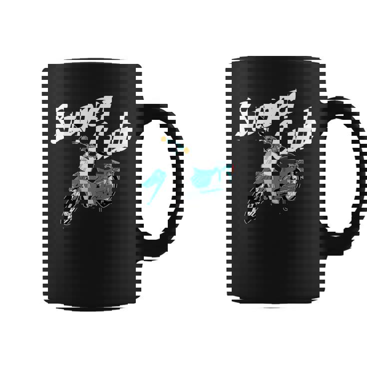 スーパーカブ 50 110 125 バイク ミニ モト スクーター カスタム 原付 二種 長袖tシャツ コーヒーマグ