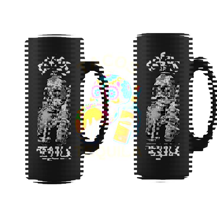 タコスとテキーラ キャンディスカル シンコ・デ・マヨ ロス・ムルトス コーヒーマグ