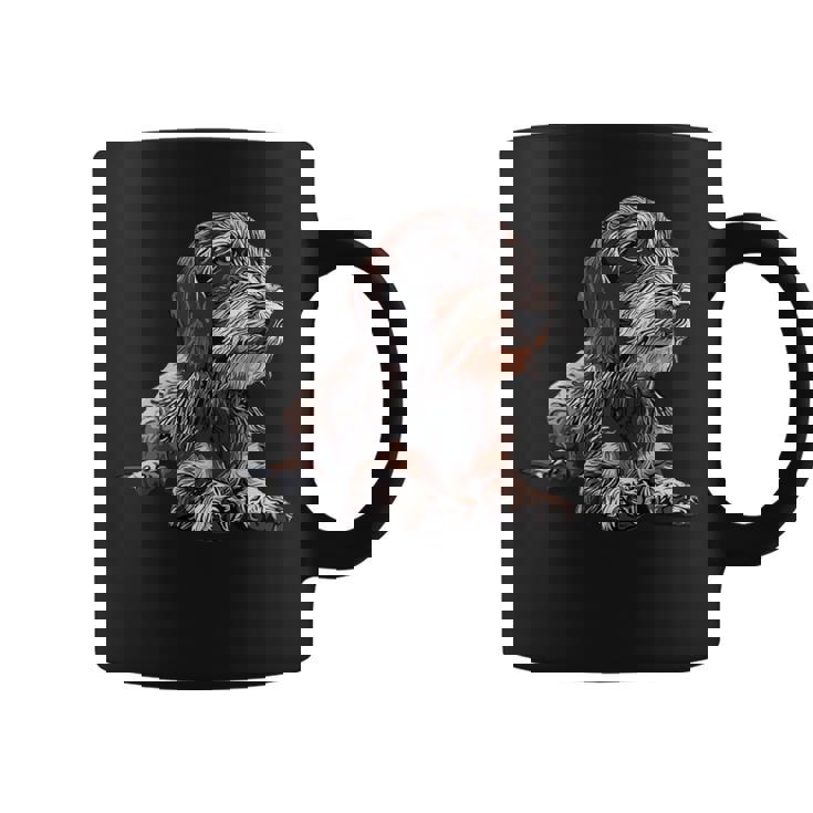 ダックスフンド ワイヤーヘア 長袖tシャツ コーヒーマグ