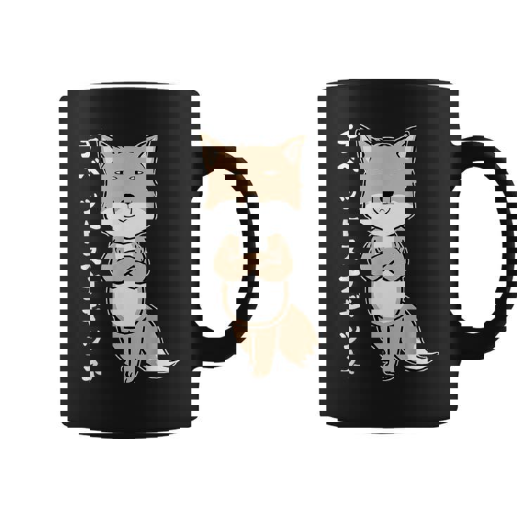 チベットスナギツネ スナギツネ チベスナ顔 きつね 狐の仲間 顔 目が死んでる 動物 イラスト コーヒーマグ