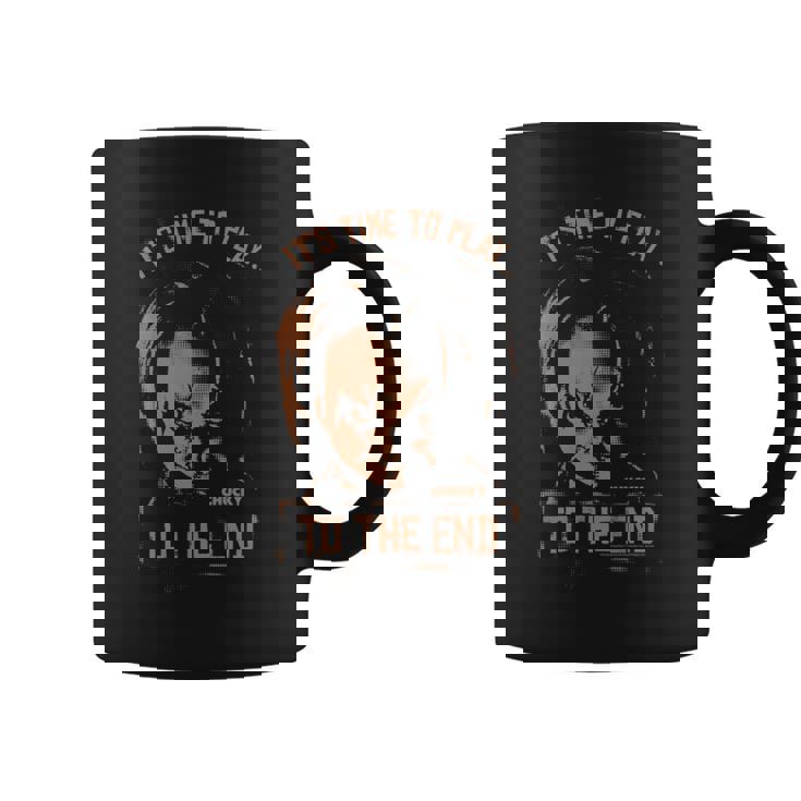 チャッキー It’S Time To Play To The End 長袖tシャツ コーヒーマグ