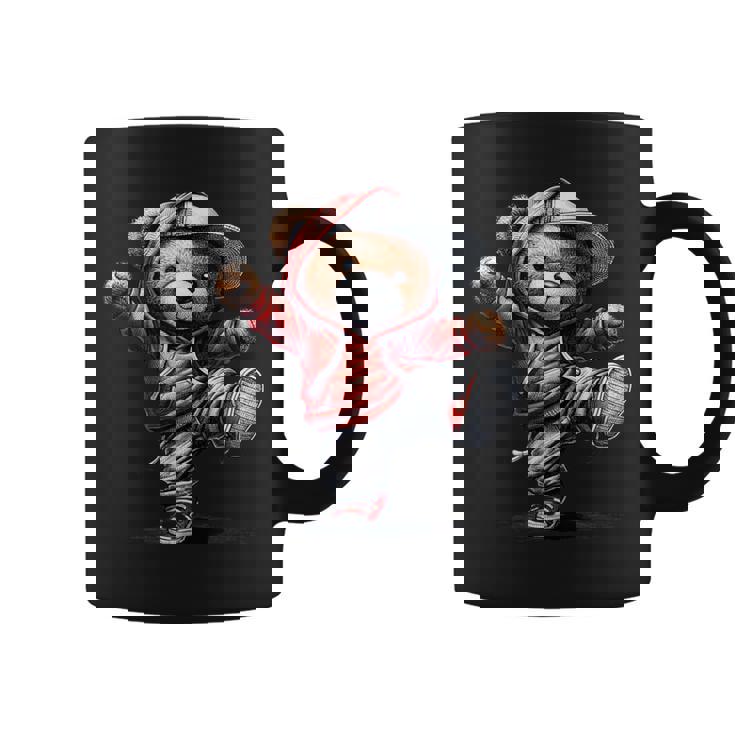 テディ愛好家やキッズダンサーのための面白いクマ コーヒーマグ