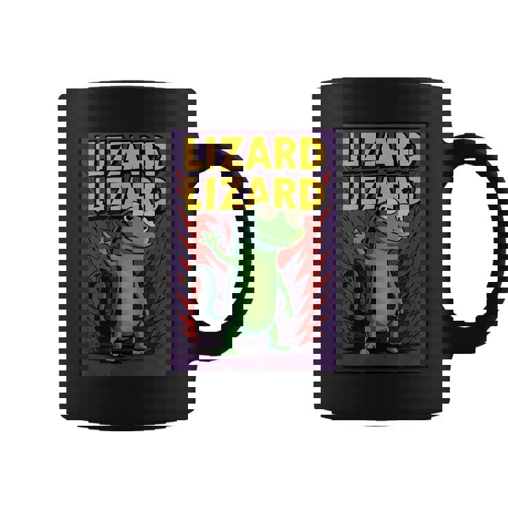 トカゲトカゲミームコミックポスター コーヒーマグ