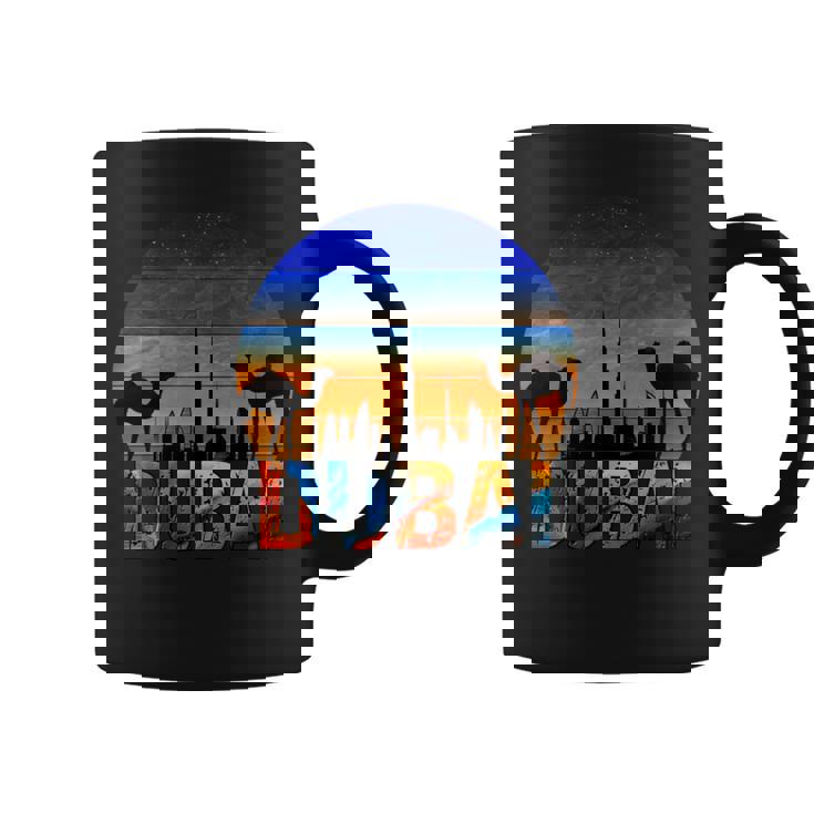 ドバイ ブルジュ ハリファ ヴィンテージ Uae ドバイ アラビア キャメル お土産 長袖tシャツ コーヒーマグ