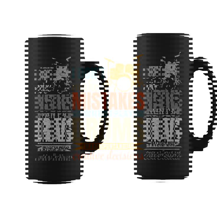 ドラムを弾いても間違えないかっこいいドラムセットラバー コーヒーマグ