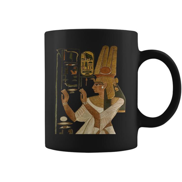 ネフェルタリ女王 古いエジプトファラオ家族 誕生日 クリスマスギフト コーヒーマグ