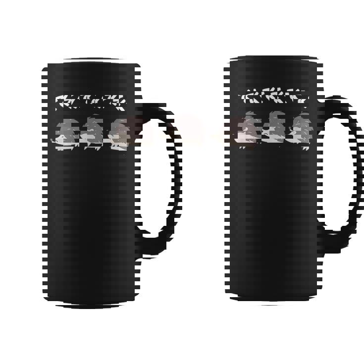 ハリネズミ てくてく ハリネズミ好き ハリネズミの飼い主 おもしろ 可愛い ハリネズミ コーヒーマグ