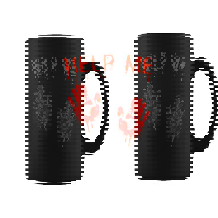 ハロウィーン-血まみれの手血のスプラッターコスチュームゾンビ コーヒーマグ