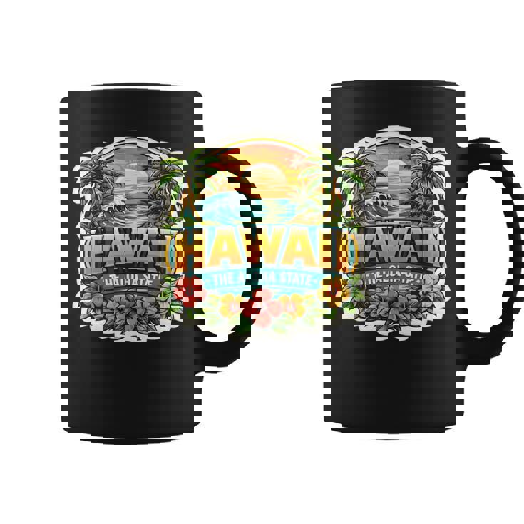 ハワイ アロハ州立大学 お土産 訪問者 記念品 ハワイアン 長袖tシャツ コーヒーマグ