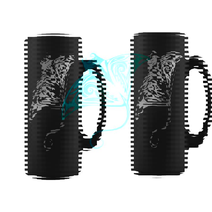 ハワイ トライバル マンタレイ ハワイアン シャツ サメの恋人 コーヒーマグ