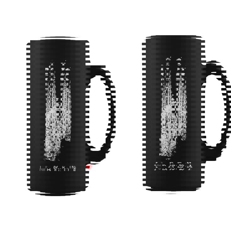 バルセロナ サグラダファミリア ヴィンテージ スパニッシュ I Love Barcelona コーヒーマグ