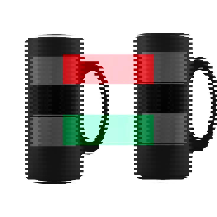 パンアフリカ国旗tシャツ コーヒーマグ