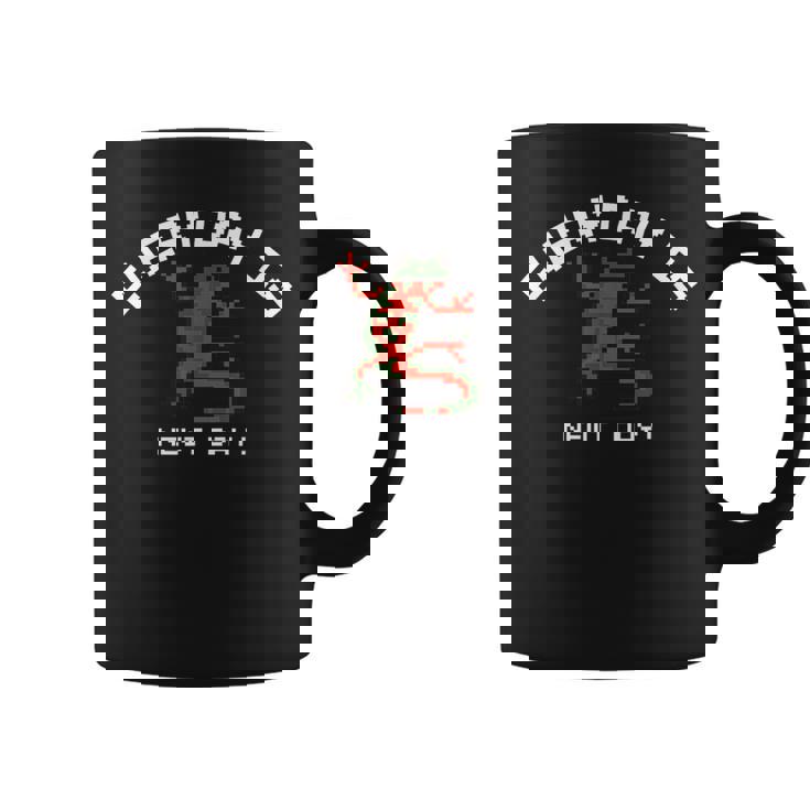 ピクセル アニマルズ アカハライモリ Japanese Fire Belly Newt 白フォント コーヒーマグ