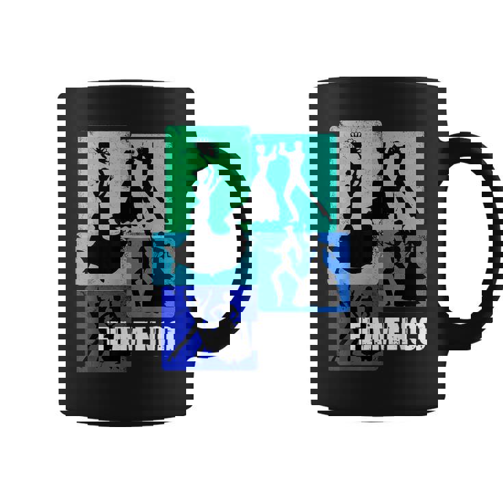 フラメンコダンサー用フラメンコtシャツ レトロメンズフラメンコ コーヒーマグ