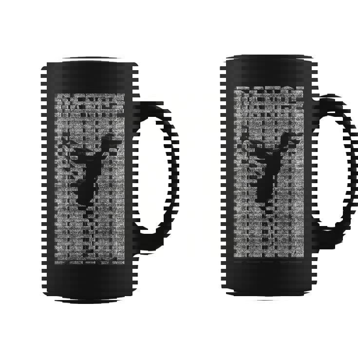 ブレイクダンス シャツ ヒップホップ ダンス イメージ シルエット ブレイクダンス コーヒーマグ