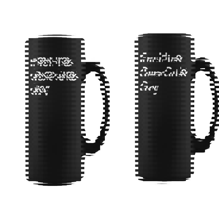 プーチンフライドポテト・チーズカード・グレービー コーヒーマグ