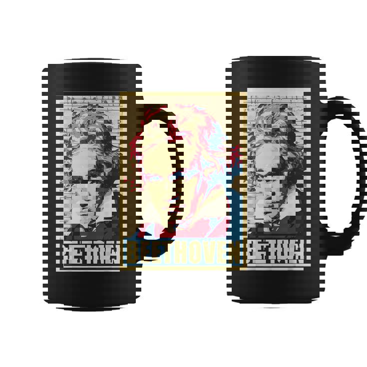 ベートーベン クラシカル音楽作曲家 レトロ コーヒーマグ