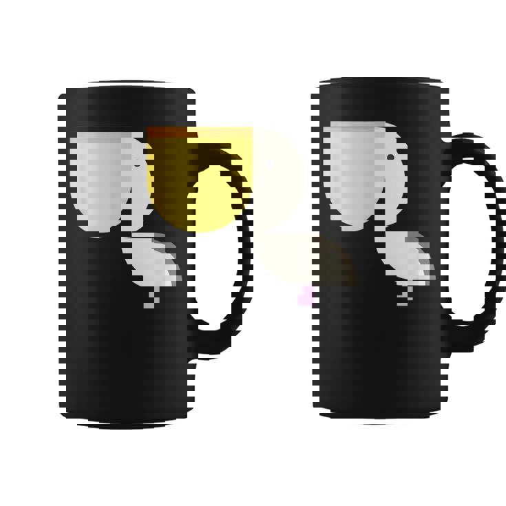 ペリカン アニマル イラスト ミニマル 図案 シンプル ユニセックス ギフト コーヒーマグ