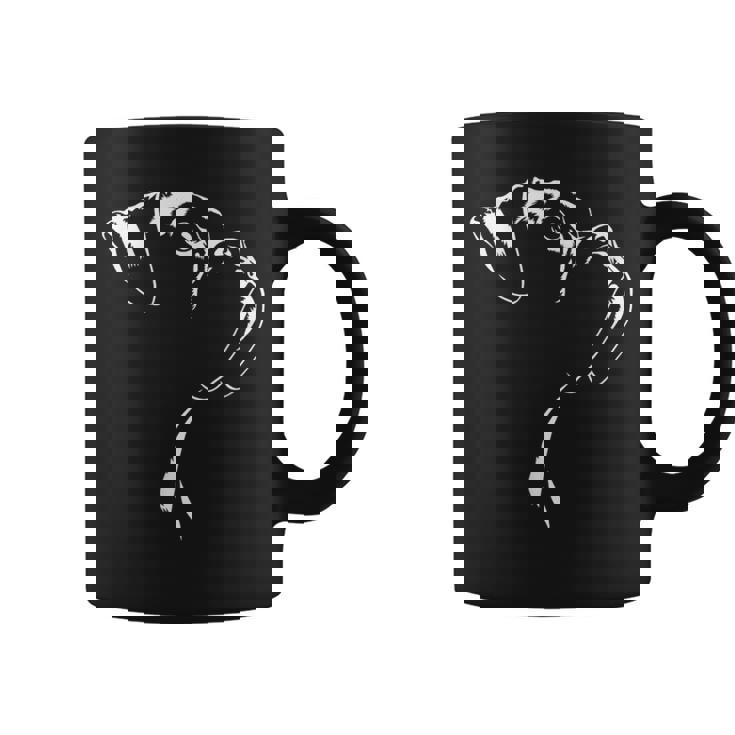 ボクサー ポートレート シルエット 犬 ドイツ ボクサー 犬 コーヒーマグ