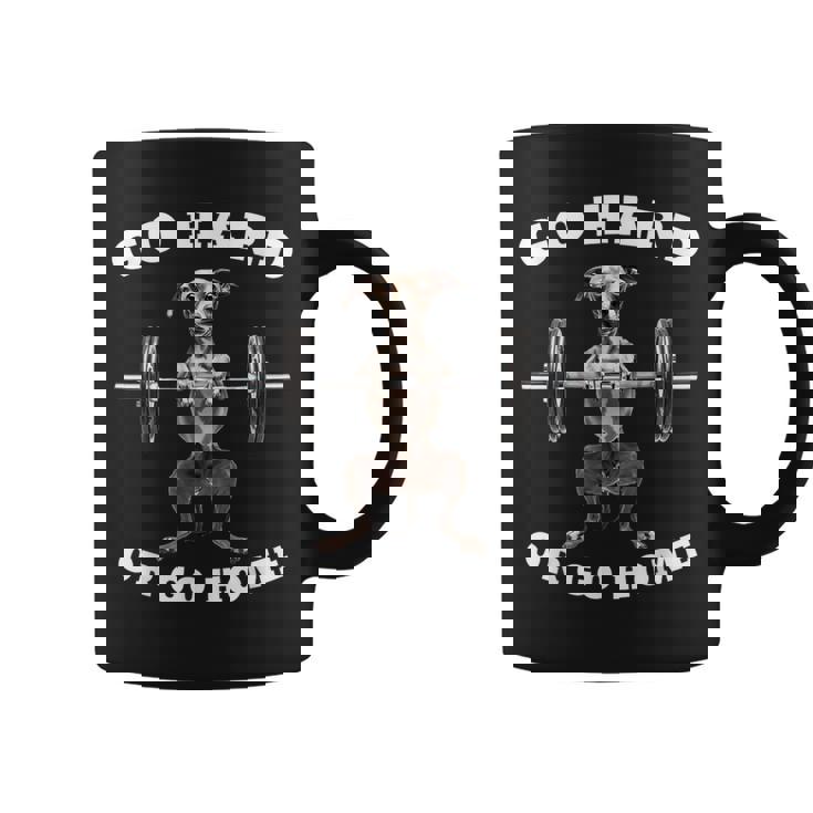 ポンピング ウェイトリフティング おもしろい イタリアングレイハウンド コーヒーマグ