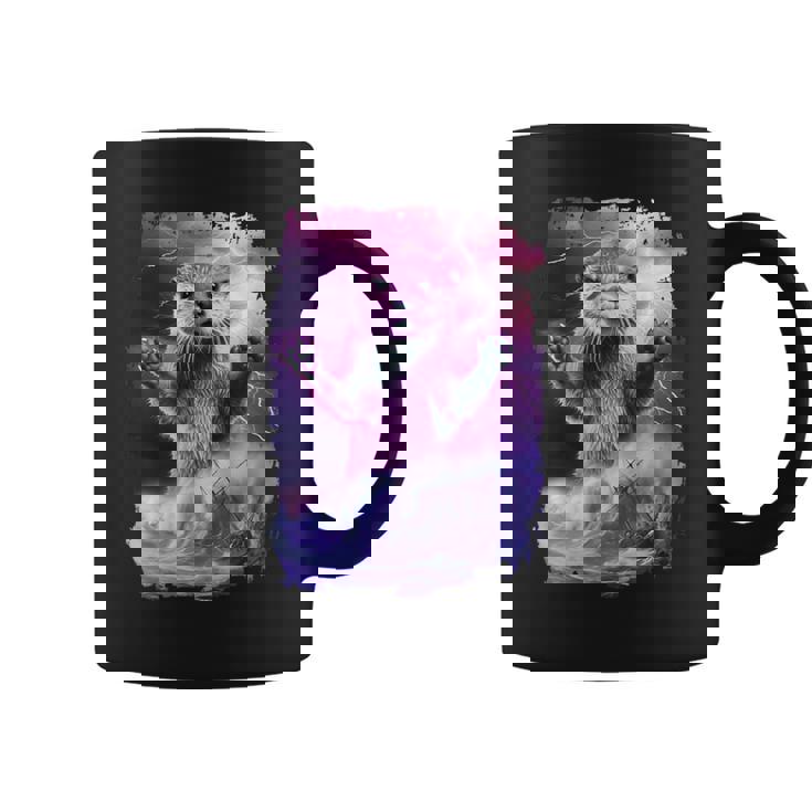 モンスター・クラーケン カワウソ神話 深海の生き物 コーヒーマグ