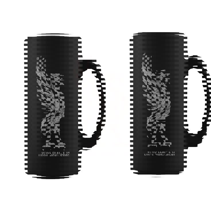 リバプール イングランド Est1207 Colossal Liverbird Grey Age コーヒーマグ