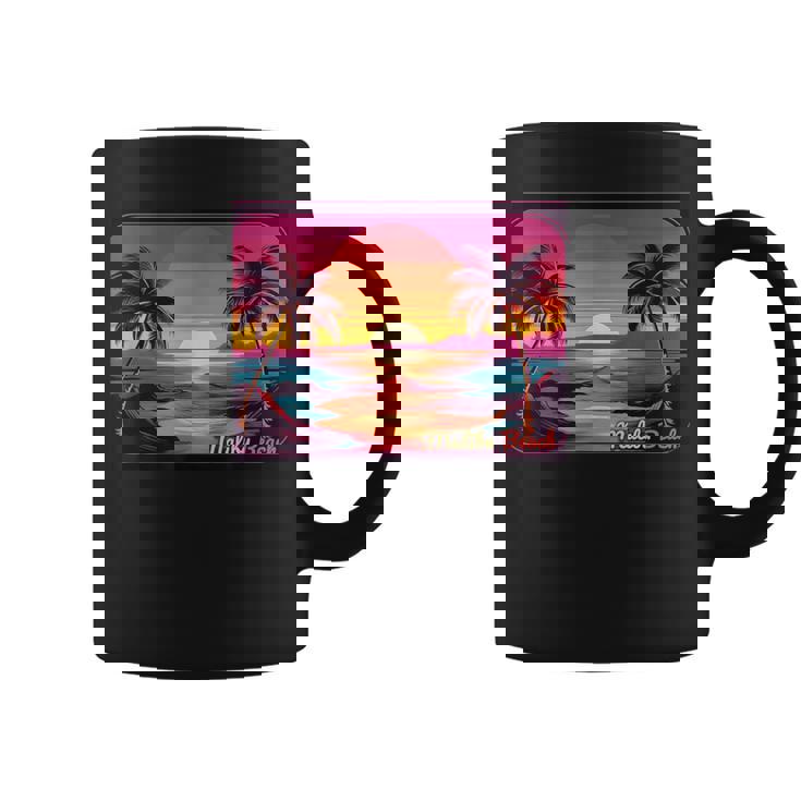 レトロ サンセット マリブビーチ コーヒーマグ