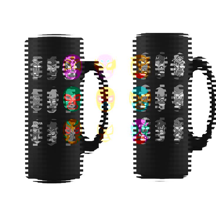 レトロ ルチャリブレ マスク オブ レジェンド レスリング 長袖tシャツ コーヒーマグ