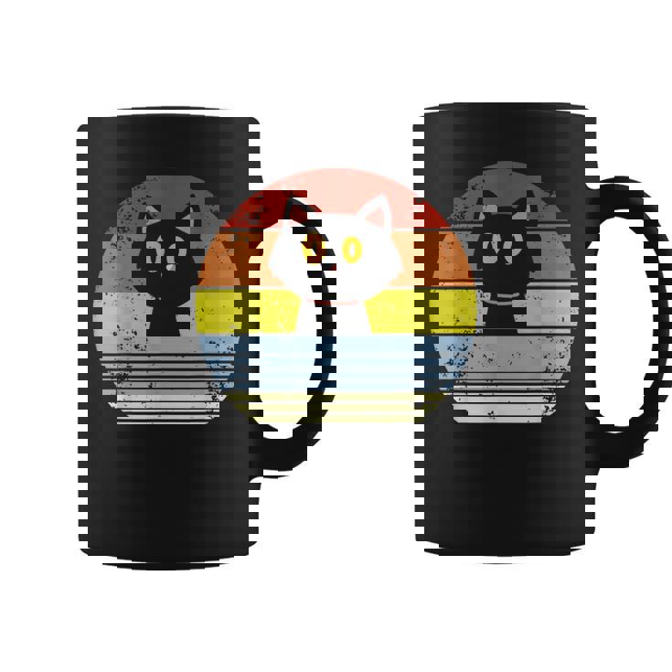 レトロ 猫 ヴィンテージ かわいい 子猫 ニャー キティ キティ コーヒーマグ