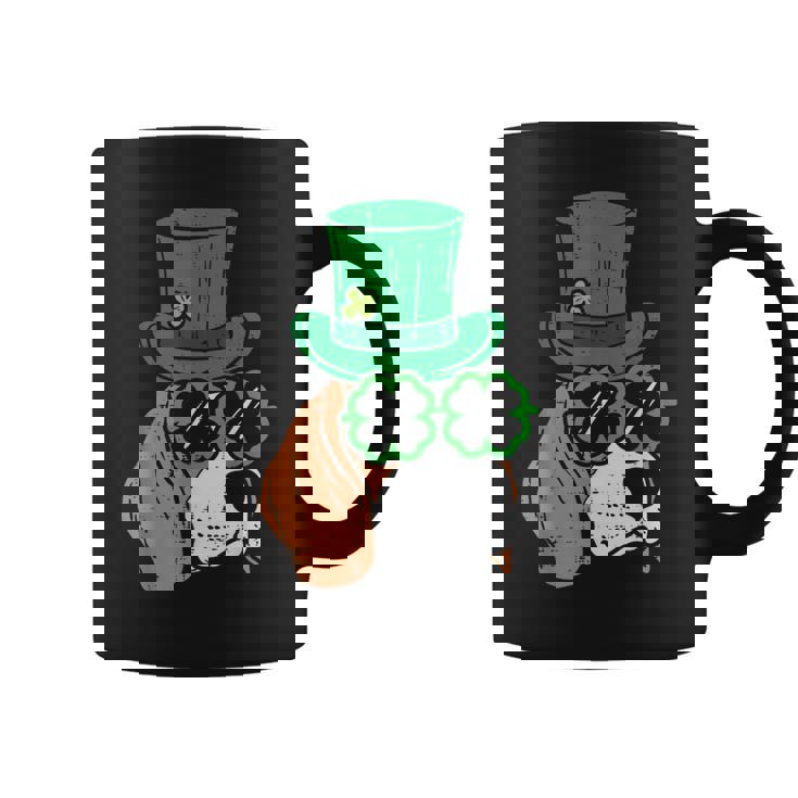 レプラコーン ビーグル シャムロックグラス セントパトリックスデー 犬の贈り物 コーヒーマグ