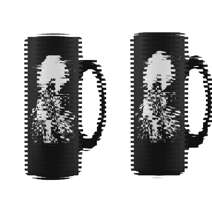 レーシング・サイクリスト、バイカー・サイクリズムを描く 長袖tシャツ コーヒーマグ