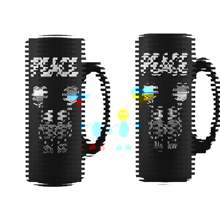 ロシアとウクライナの間の平和 長袖tシャツ コーヒーマグ
