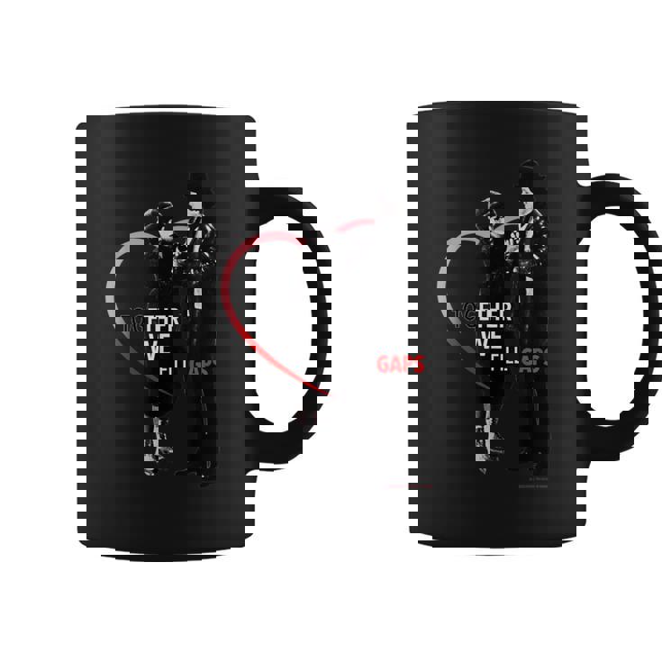 ロッキーみんなでギャップを埋める コーヒーマグ