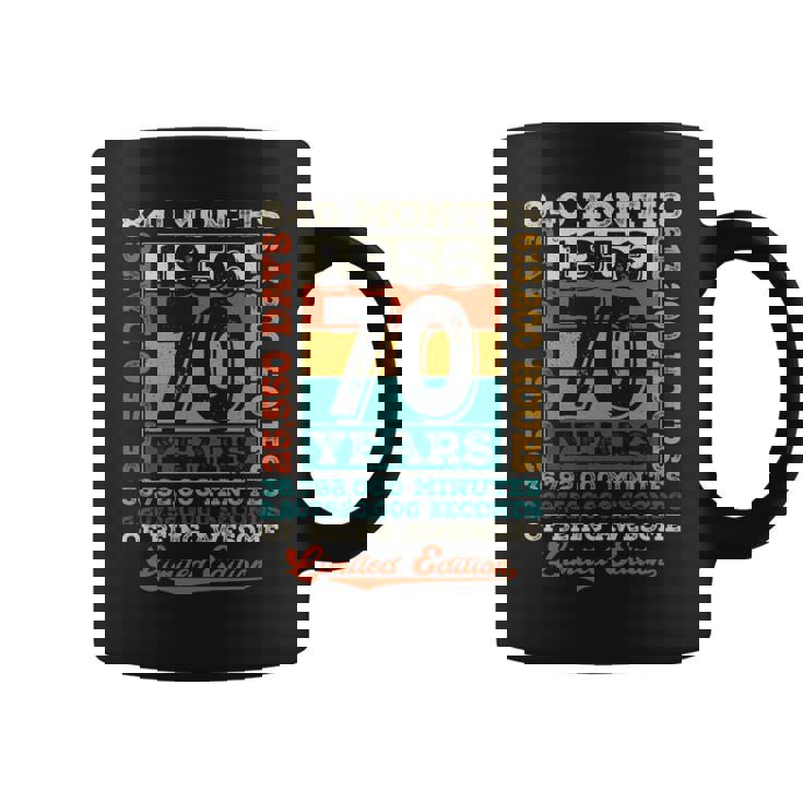 ヴィンテージ 1956 ギフト 男性 女性 長寿祝い 1956年生まれ 古希祝い ユニークな誕生日プレゼント 長袖tシャツ コーヒーマグ