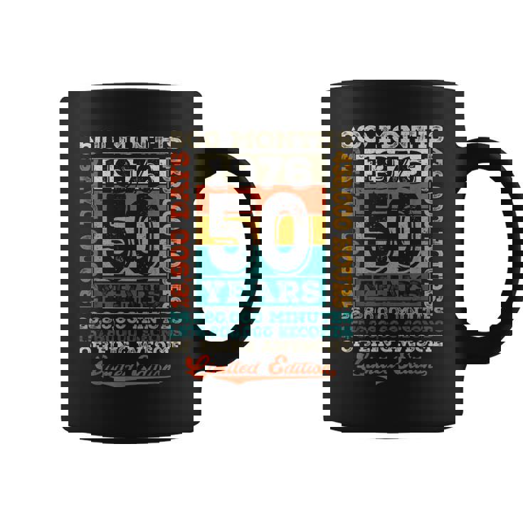 ヴィンテージ 1976 ギフト 男性 女性 長寿祝い 1976年生まれ 五十路祝い ユニークな誕生日プレゼント コーヒーマグ