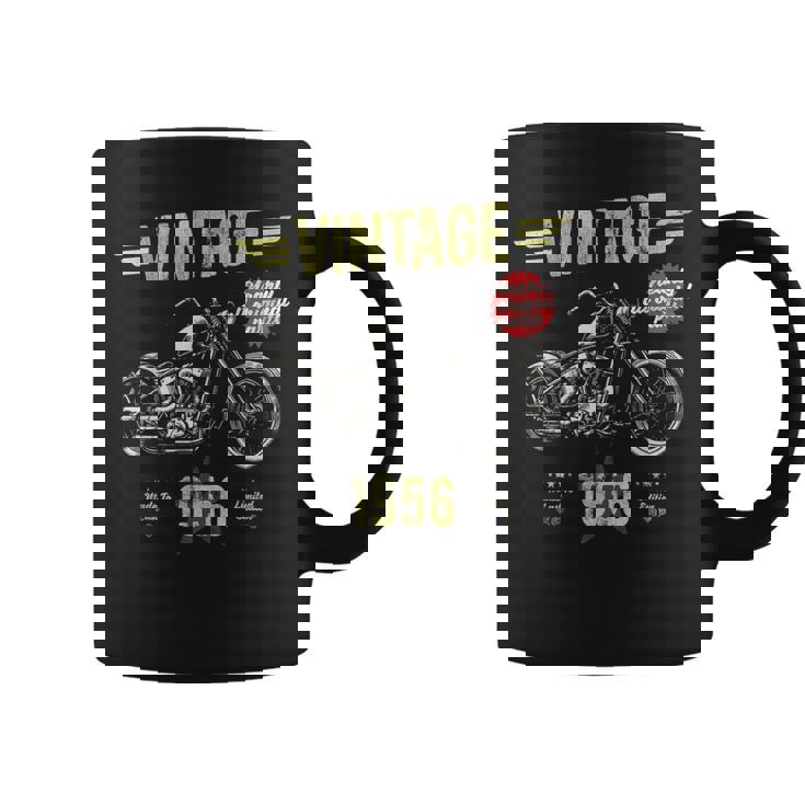 ヴィンテージ クラシック 誕生 1956 70歳の誕生日 レトロ バイク コーヒーマグ