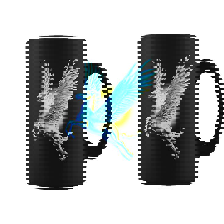 ヴィンテージ ペガサス 神話 ギリシャ空飛ぶ馬 神話 コーヒーマグ