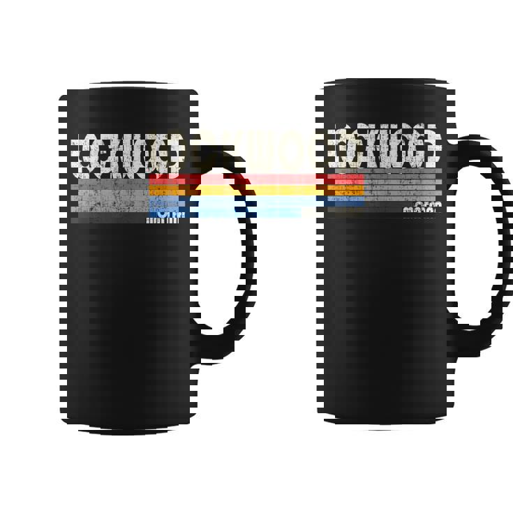 ヴィンテージ レトロ 70年代80年代スタイル ロックウッドの故郷 Mt。 コーヒーマグ