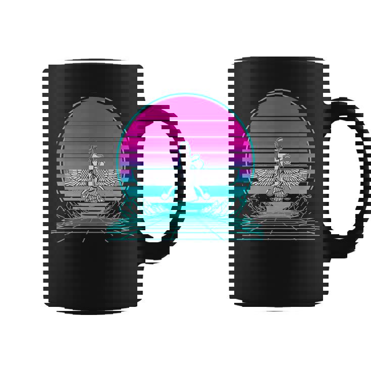 ヴィンテージ レトロ サンセット アヌンナキ コーヒーマグ