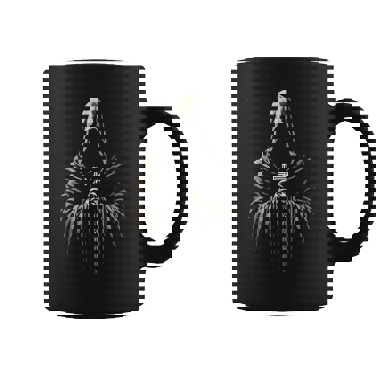 僧侶ゴシック 僧侶のカウル 十字架付き 中世 長袖tシャツ コーヒーマグ