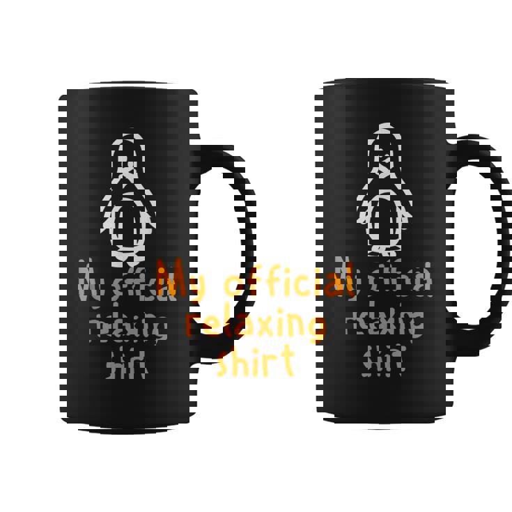 公式ペンギンリラックスタイムジョークミニマル癒し コーヒーマグ