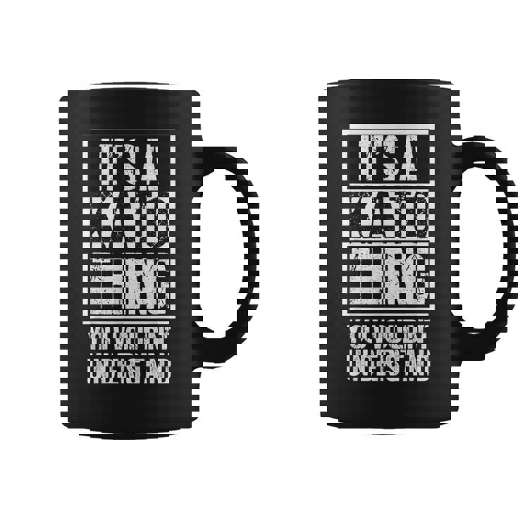 加藤苗字名字 A Kato Thing You Wouldn't Understand Family Name コーヒーマグ