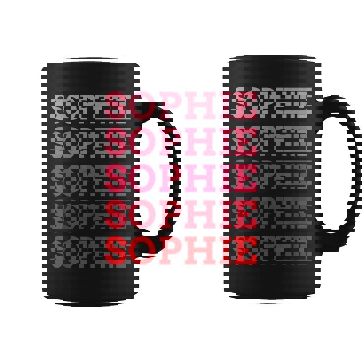 名前入りophie I Loveophie ヴィンテージ コーヒーマグ