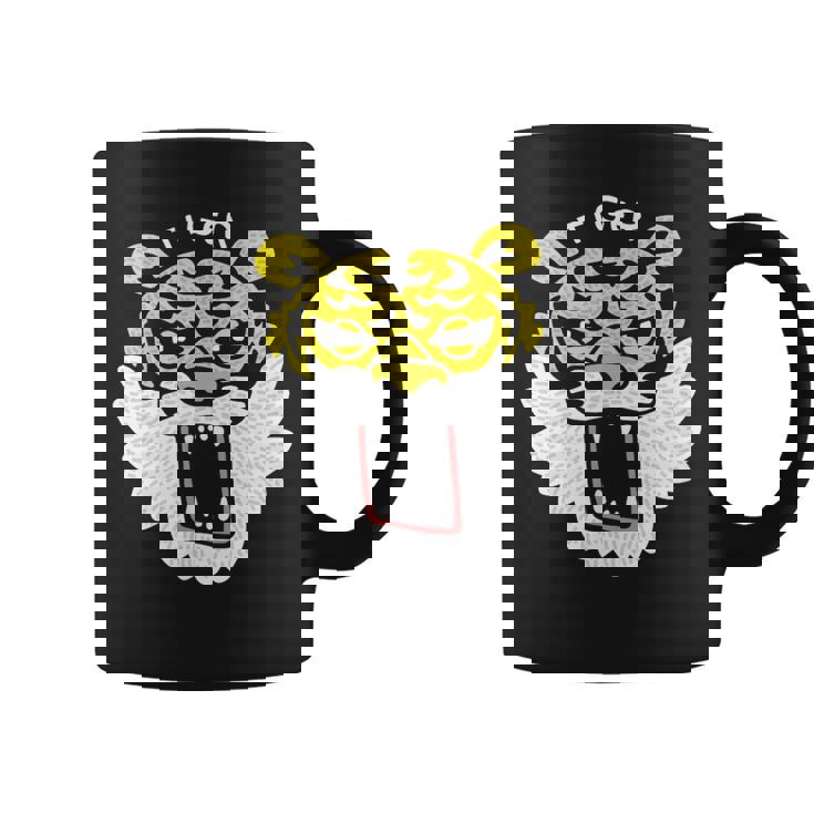 和風タイガーフェイス – ゆるかわ虎デザイン コーヒーマグ