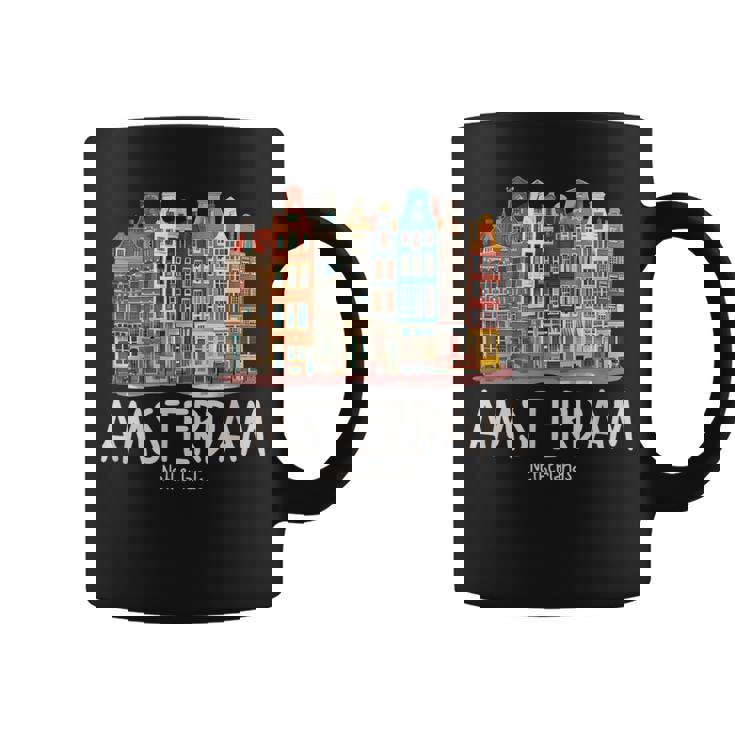 夜のアムステルダム-オランダオランダ-アムステルダム コーヒーマグ