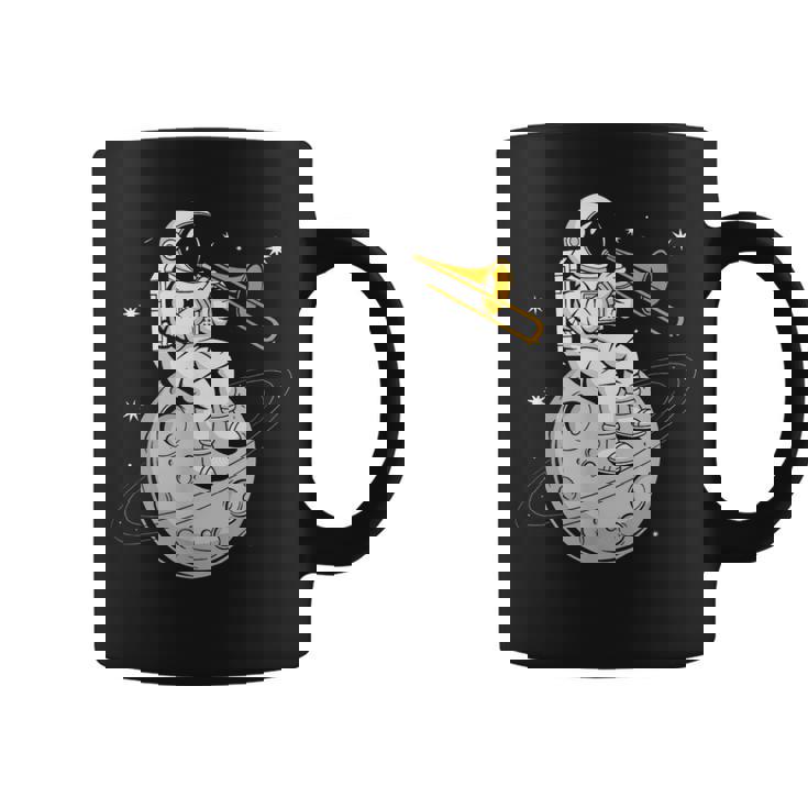 宇宙飛行士 演奏 トロンボーン 楽器 プレーヤー トロンボニス コーヒーマグ